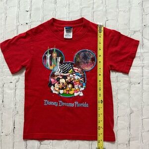 Vintage Disney Red 'Disney Dreams Florida' Kids T-Shirt
